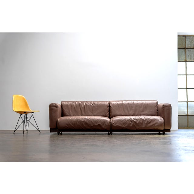 Cini Boeri Vintage Leather Sofa by Cini Boeri for Knoll International, 1960s For Sale - Image 4 of 13