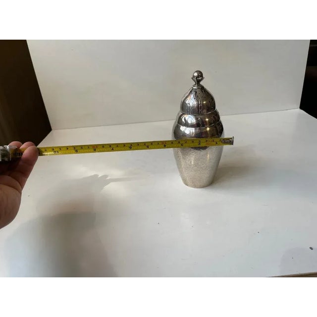 Silver Claw Globe Sugar Caster in Sterling Silver by Frantz Hingelberg, 1920s For Sale - Image 8 of 10