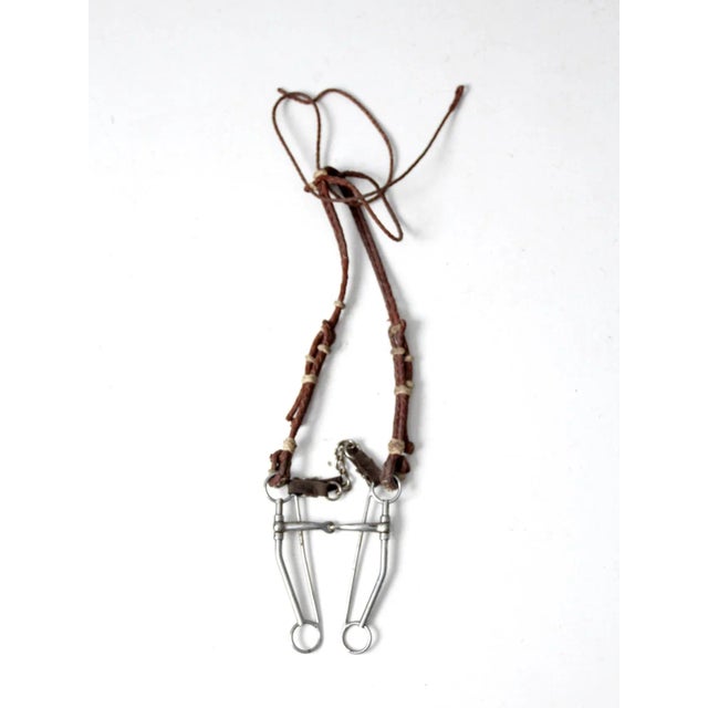 Rustic Vintage Horse Bridle For Sale - Image 3 of 12