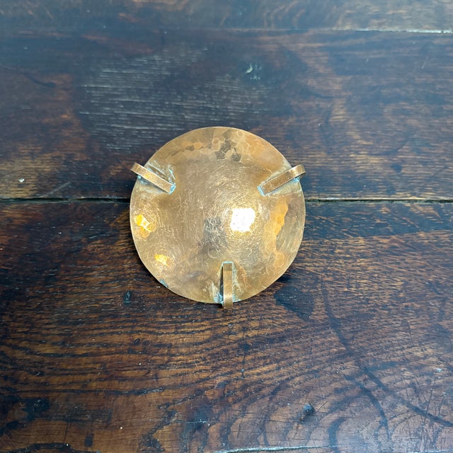 Mid 20th Century Vintage English Copper Candlestick Holder For Sale - Image 5 of 5