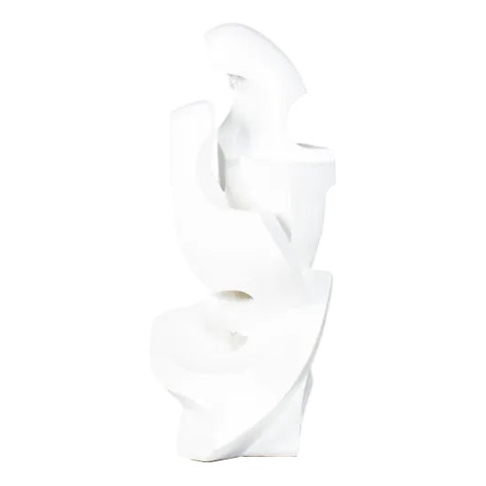 Monumental Plaster Light Sculpture by M. Reollon, 1981 For Sale