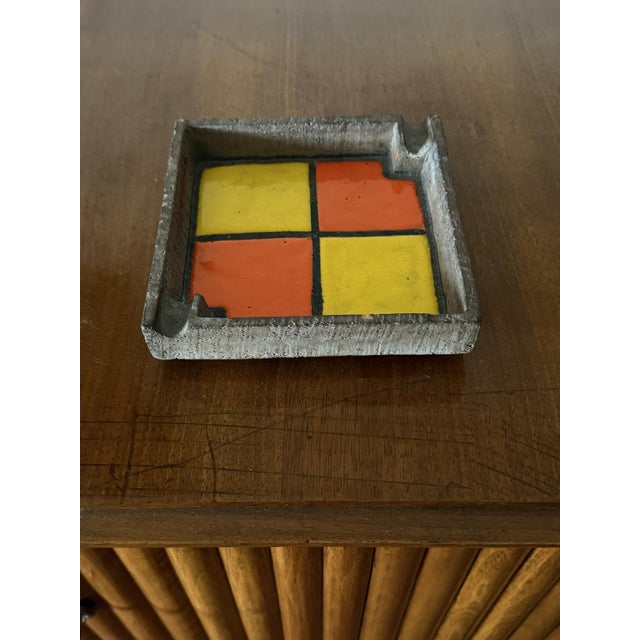 Mid-Century Space Age Ceramic Ashtray by Aldo Londi for Bitossi, Italy, 1970s For Sale - Image 15 of 16