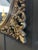 Baroque Vintage Carved Wood Gold Leaf Oval Mirror For Sale - Image 3 of 9