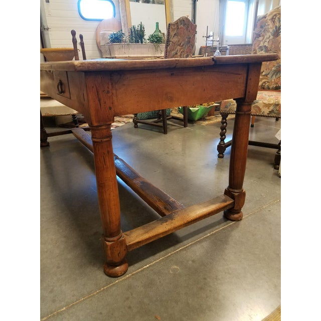 Walnut Louis Philippe Dining Table | Chairish