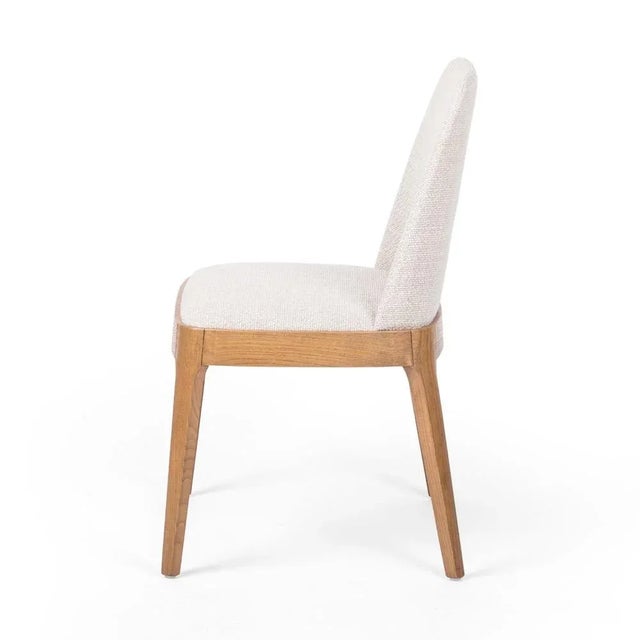 Four Hands Bryce Armless Dining Chair, Gibson Wheat For Sale - Image 4 of 10