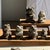 Small Balinese limestone frog sculpture with metallophone (Gangsa). Authentic small local sculpture, found in Bali in a...