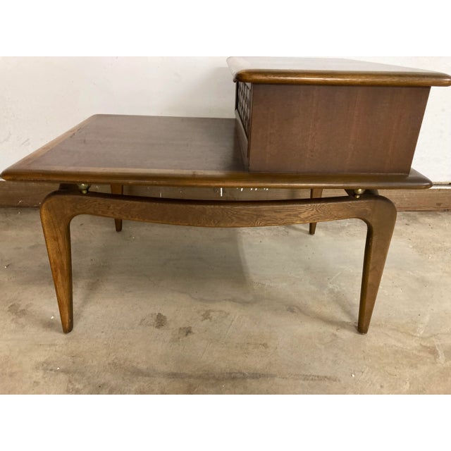 Warren Church for Lane Model 908-7 Perception Walnut End Table MidCentury For Sale - Image 10 of 11