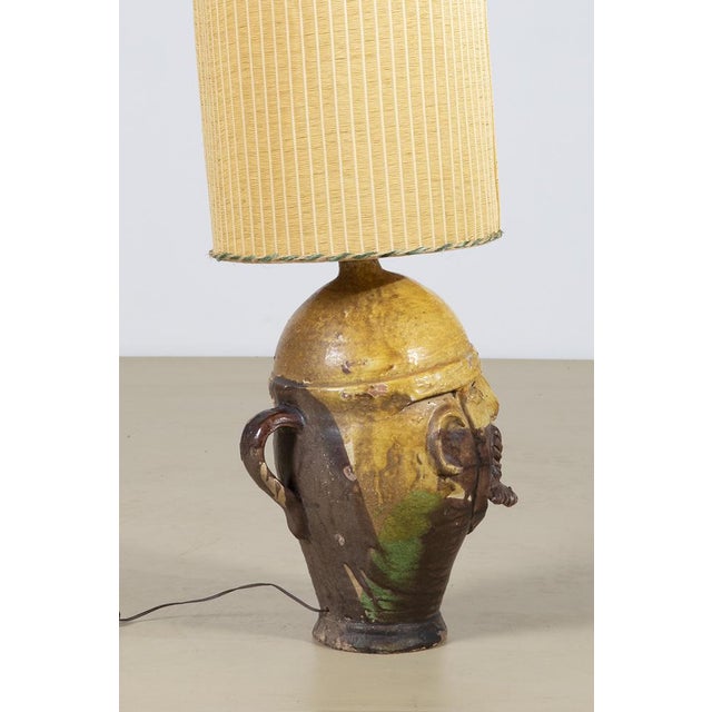 Mid-Century Italian Anthropomorphic Seminara Table Lamp, 1970 For Sale - Image 3 of 9