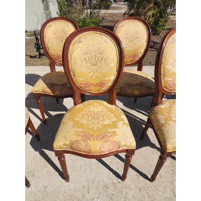 1980s Councill Mahogany Double-Pedestal Dining Table With 10 Chairs & 3 Leaves – Seats 10 For Sale - Image 9 of 12