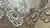 Vintage LinenTablecloth, Embroidered Applique Lace, Cream and Taupe. On Ivory 18" X 55.5" Pristine For Sale - Image 17 of 17