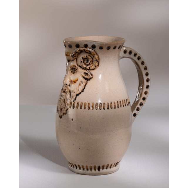 1960s Germany Antique White Ceramic Jar For Sale - Image 4 of 15