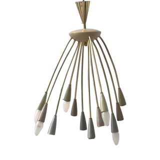 Vintage Sputnik Spider Lamp, 1950s For Sale