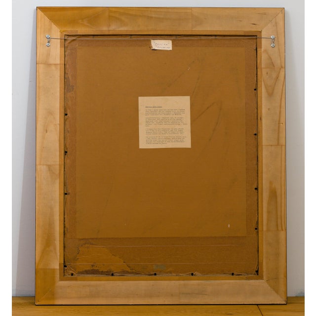 Christian Bjørn Larsen, Girl, 1965, Gouache on Paper For Sale - Image 6 of 9