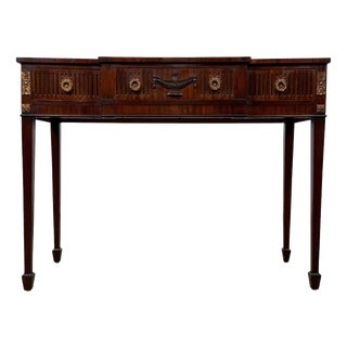 Antique Early 20th Century Adam Mahogany Side Table For Sale