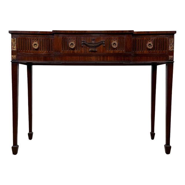 Antique Early 20th Century Adam Mahogany Side Table For Sale