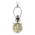 Laura Ashley "Lydia" Cut Crystal Sphere Table Lamp For Sale