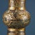 Bronze Gu Vase With Gold Inlay, Archaic Scroll & Script Motif, Chinoiserie Bronze Ritual Style Vessel For Sale - Image 10 of 10