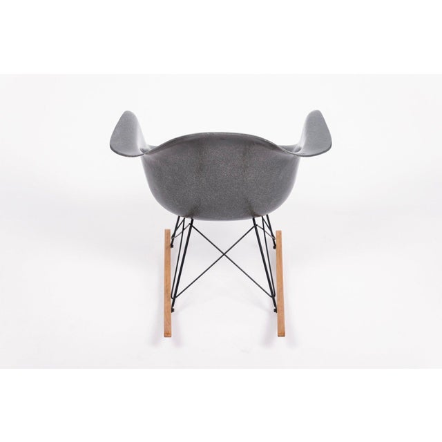 1959 Mid Century Rar Gray Rocking Chair by Eames for Herman Miller For Sale - Image 11 of 11