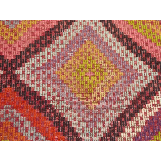 1960s Bohemian Kilim Rug - 67"x110" For Sale - Image 9 of 13