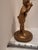 Antique Giltmetal Statue of a Little Girl Wearing a Heart Pendant Necklace For Sale - Image 15 of 15