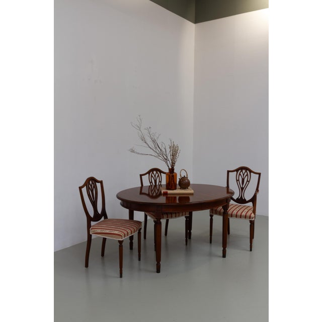 Danish Hepplewhite Mahogany Dining Chairs from Farre Møbelfabrik, 1970s, Set of 6 For Sale - Image 3 of 18