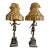Antique Art Noveau Figural Table Lamps - a Pair For Sale