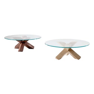 La Rotonda Coffee Tables by Mario Bellini for Cassina, Set of 2 For Sale