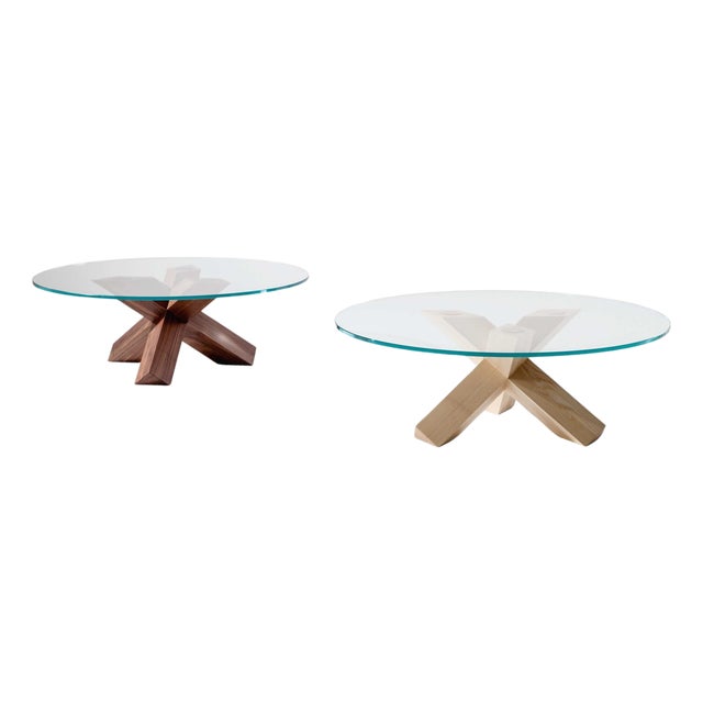 La Rotonda Coffee Tables by Mario Bellini for Cassina, Set of 2 For Sale