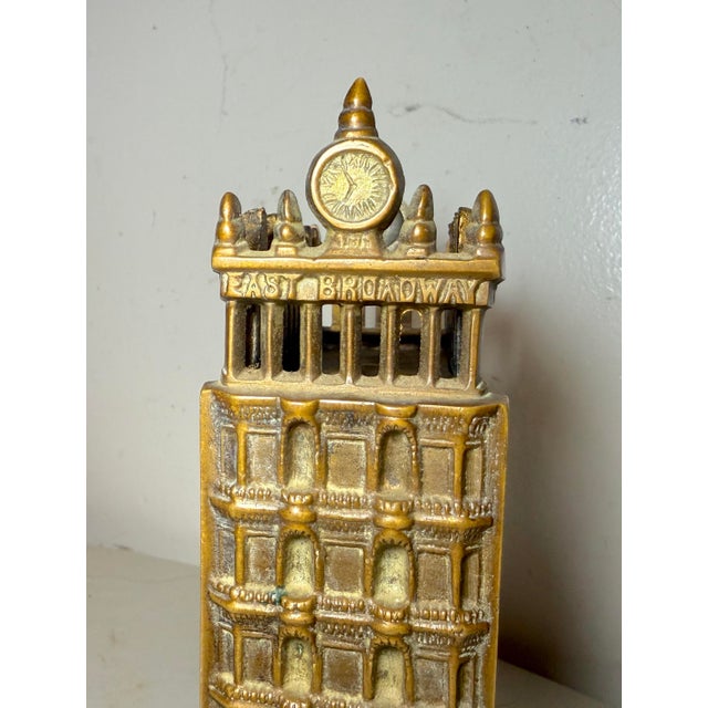 Rare Antique J. & E. Stevens Cast Iron Jarmulowsky Banking House Still Coin Bank For Sale In New York - Image 6 of 14