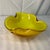 Mid-Century Modern Vintage Mid-Century Italian Murano Sommerso Yellow & Amber Glass Tri-Lobed Bowl For Sale - Image 3 of 8
