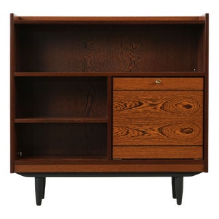 Vintage Danish Oak Bookcase, 1970s For Sale