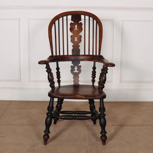 Wood 19th Century Yorkshire Windsor Chair For Sale - Image 7 of 7