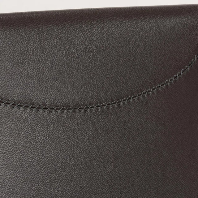 Maya Leather Chairs in Grey from Cattelan Italia, Set of 4 For Sale - Image 4 of 12