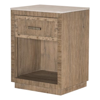 Century Furniture Monterey Small Nightstand & Stone-Light For Sale