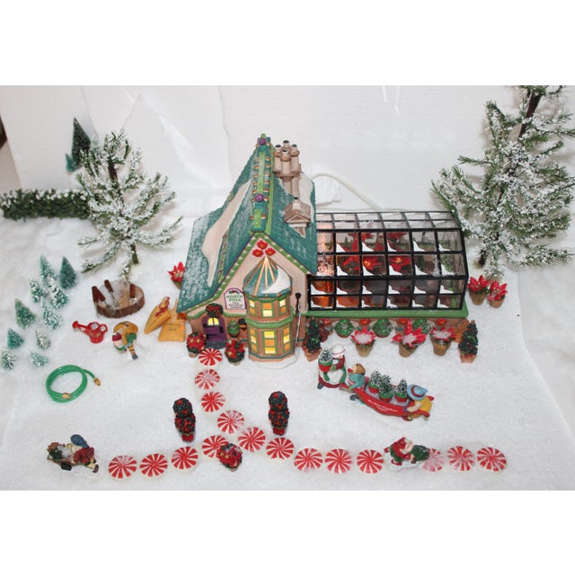 Mrs. Claus’ Greenhouse Diorama – Moore’s North Pole Storybook Collector’s Edition With Signed Book & Coa For Sale - Image 16 of 18