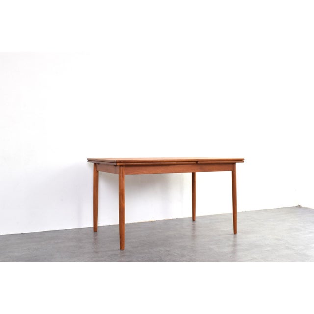 Mid-Century Danish Teak Extendable Dining Table, 1960s For Sale - Image 6 of 12