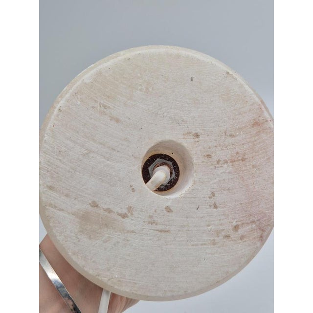 Vintage Sculptural Table Lamp in Alabaster, 1930s For Sale - Image 11 of 15