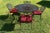 Perfect for your outdoor space! The table measures 48x30 and the chairs measure 18x20x32 Seat cushions are included One...