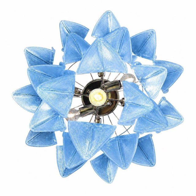 1970s Italian Murano Glass Chandeliers, 1970s, Set of 3 For Sale - Image 5 of 16