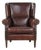 Vintage Sheepskin High Back Armchair For Sale
