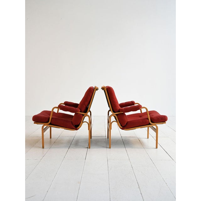 1960s Ingrid Armchairs by Bruno Mathsson for Dux, 1960s, Set of 2 For Sale - Image 5 of 12
