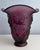 Satin Glass Poppy Relief Vase With Flared Rim For Sale In Dallas - Image 6 of 11