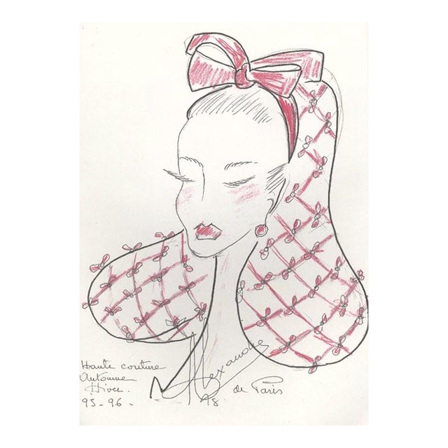 1995 French Coiffure Hair Design by Alexander De Paris, For Sale