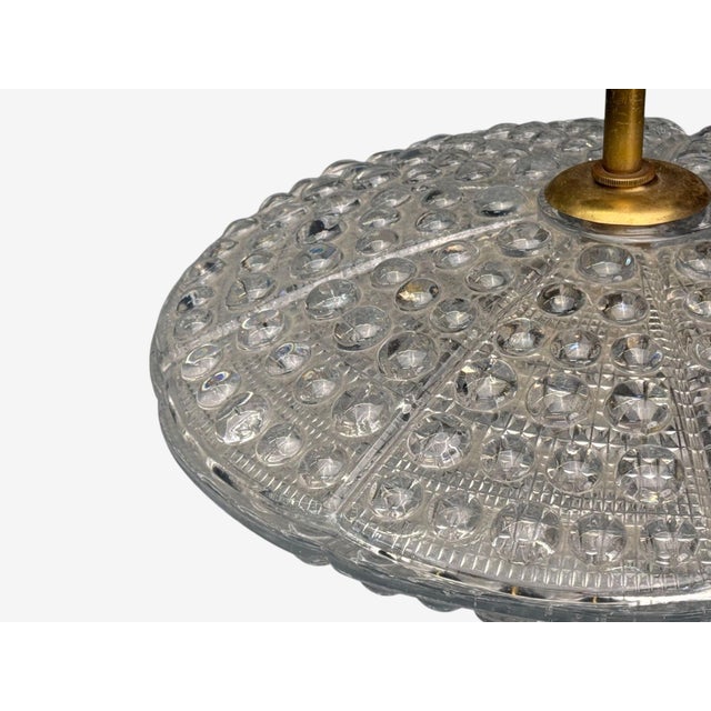 Pair of Carl Fagerlund, Brass, Glass, Pendant Lights, Sweden, 1940s For Sale In New York - Image 6 of 9