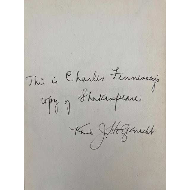 Selected Plays of Shakespeare, Three Volumes Published 1936-1941, Signed by the Editor For Sale - Image 12 of 12