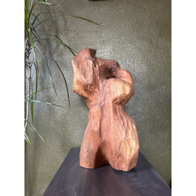 Vintage Anthropomorphic Wood Sculpture For Sale - Image 12 of 12