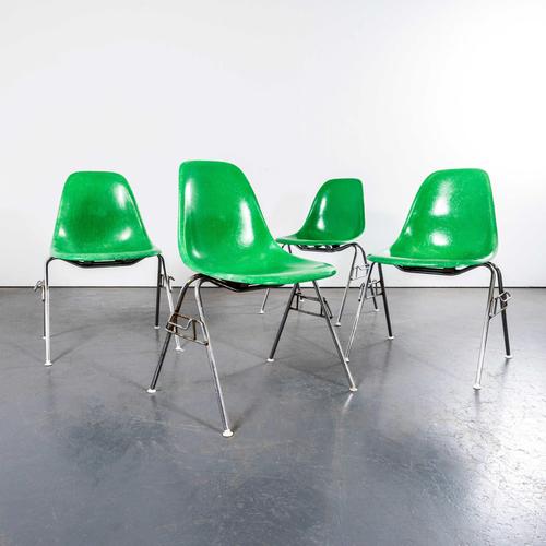 1960s DSS Vivid Green Fibreglass Dining Chair by Eames, 1960s For Sale - Image 5 of 12