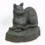 1900 - 1909 Large Antique Cast Iron Cat Doorstop Heavy Circa 1900 For Sale - Image 5 of 7