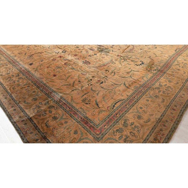 Indian Oversized 1920s Indian Rug For Sale - Image 3 of 7