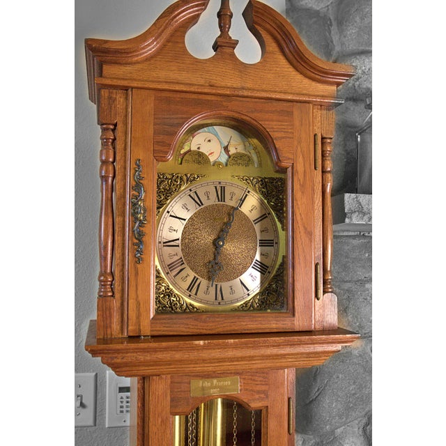 Late 20th Century Hermle Black Forest Emperor Grandfather Clock Vintage 1982 451050h Chairish